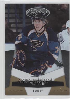 2010-11 Certified - [Base] - Platinum Gold #125 - T.J. Oshie /25