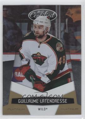 2010-11 Certified - [Base] - Platinum Gold #74 - Guillaume Latendresse /25