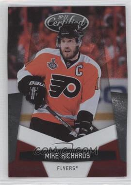 2010-11 Certified - [Base] - Platinum Red #105 - Mike Richards /999