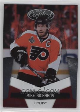 2010-11 Certified - [Base] - Platinum Red #105 - Mike Richards /999