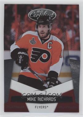 2010-11 Certified - [Base] - Platinum Red #105 - Mike Richards /999