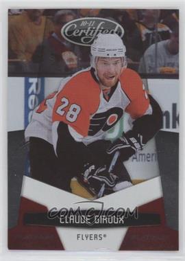 2010-11 Certified - [Base] - Platinum Red #108 - Claude Giroux /999 [EX to NM]