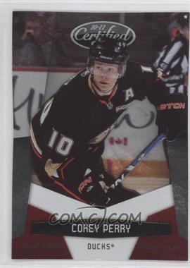 2010-11 Certified - [Base] - Platinum Red #2 - Corey Perry /999