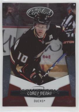 2010-11 Certified - [Base] - Platinum Red #2 - Corey Perry /999