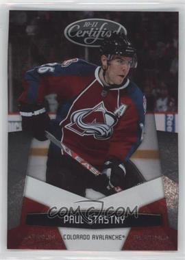 2010-11 Certified - [Base] - Platinum Red #41 - Paul Stastny /999