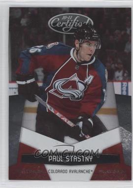 2010-11 Certified - [Base] - Platinum Red #41 - Paul Stastny /999