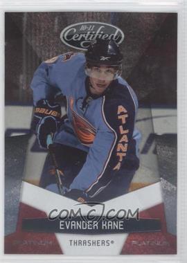 2010-11 Certified - [Base] - Platinum Red #6 - Evander Kane /999