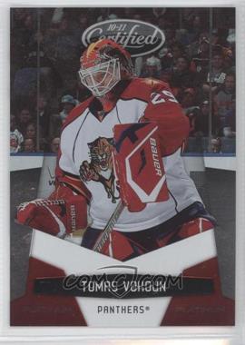 2010-11 Certified - [Base] - Platinum Red #62 - Tomas Vokoun /999