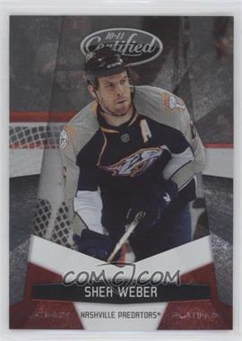 2010-11 Certified - [Base] - Platinum Red #82 - Shea Weber /999