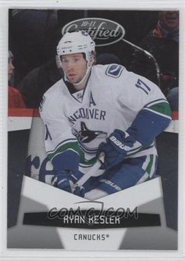 2010-11 Certified - [Base] #143 - Ryan Kesler