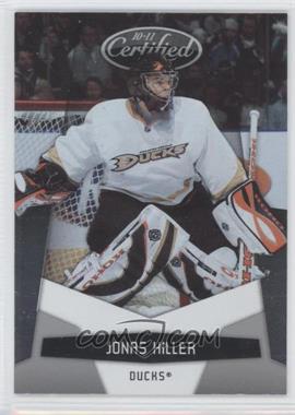 2010-11 Certified - [Base] #5 - Jonas Hiller