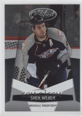 2010-11 Certified - [Base] #82 - Shea Weber