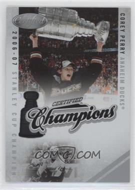 2010-11 Certified - Certified Champions #14 - Corey Perry /500 [EX to NM]