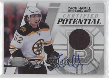 2010-11 Certified - Certified Potential - Materials Signatures #9 - Zach Hamill /25