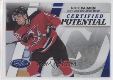 2010-11 Certified - Certified Potential - Mirror Blue #6 - Nick Palmieri /100