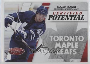 2010-11 Certified - Certified Potential - Mirror Red #1 - Nazem Kadri /250