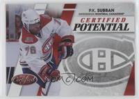 P.K. Subban #/250