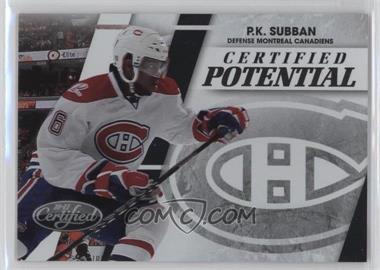 2010-11 Certified - Certified Potential Preview #PS - P.K. Subban