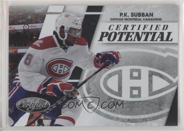 2010-11 Certified - Certified Potential Preview #PS - P.K. Subban