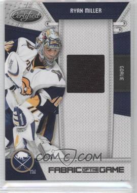 2010-11 Certified - Fabric of the Game #RM - Ryan Miller /250