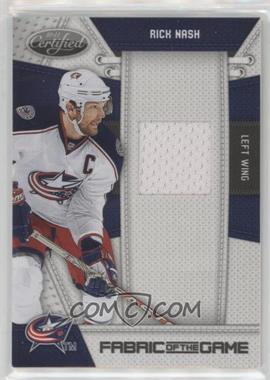 2010-11 Certified - Fabric of the Game #RN - Rick Nash /250
