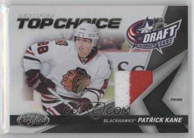 2010-11 Certified - Top Choice - Materials Prime #3 - Patrick Kane /25