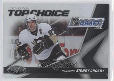 2010-11 Certified - Top Choice Preview #SC - Sidney Crosby