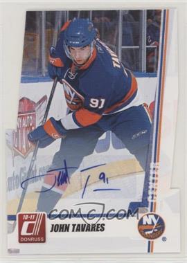 2010-11 Donruss - [Base] - Die-Cut Autographs #193 - John Tavares /25