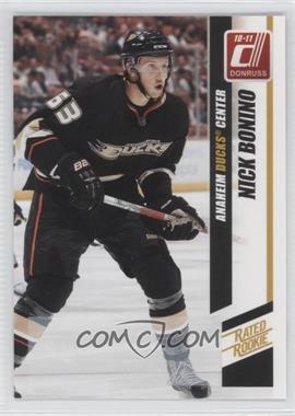 2010-11 Donruss - [Base] #260.2 - Rated Rookie - Nick Bonino (White Box)