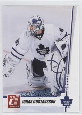 2010-11 Donruss - [Base] #42 - Jonas Gustavsson