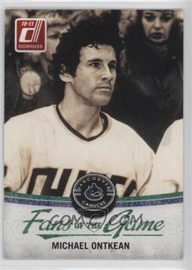 2010-11 Donruss - Fans of the Game #4 - Michael Ontkean