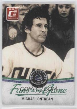 2010-11 Donruss - Fans of the Game #4 - Michael Ontkean