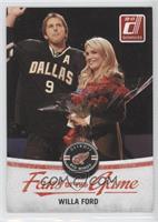 Willa Ford (Posed with Mike Modano)