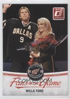 Willa Ford (Posed with Mike Modano)