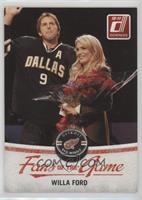 Willa Ford (Posed with Mike Modano)