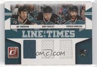 Dany Heatley, Joe Thornton, Patrick Marleau