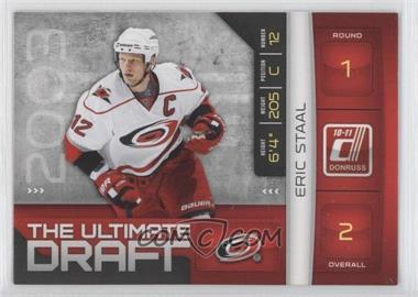 2010-11 Donruss - The Ultimate Draft #2 - Eric Staal