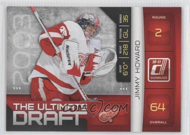 2010-11 Donruss - The Ultimate Draft #23 - Jimmy Howard