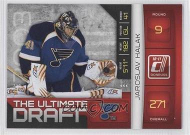 2010-11 Donruss - The Ultimate Draft #29 - Jaroslav Halak