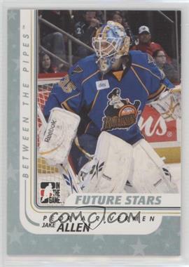 2010-11 In the Game Between the Pipes - [Base] #60 - Jake Allen