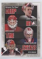 Jimmy Howard, Chris Osgood, Thomas McCollum, Petr Mrazek