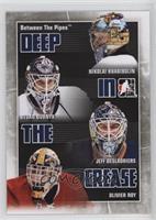 Nikolai Khabibulin, Devan Dubnyk, Jeff Deslauriers, Oliver Roy