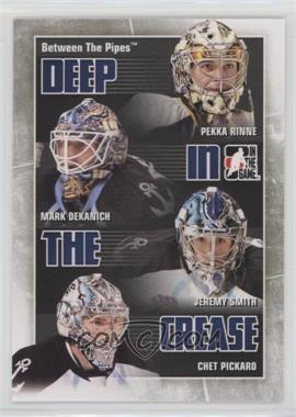 2010-11 In the Game Between the Pipes - Deep in the Crease #DC-18 - Pekka Rinne, Mark Dekanich, Chet Pickard, Jeremy Smith