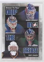 Henrik Lundqvist, Martin Biron, Chad Johnson, Scott Stajcer