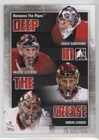 Craig Anderson, Pascal Leclaire, Mike Brodeur, Robin Lehner