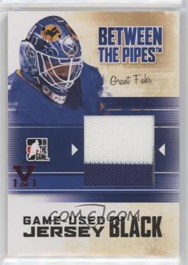 2010-11 In the Game Between the Pipes - Game-Used - Black Jersey ITG Vault Ruby #M-71 - Grant Fuhr /1