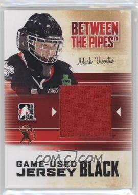 2010-11 In the Game Between the Pipes - Game-Used - Black Jersey Spring Expo #M-40 - Mark Visentin /1