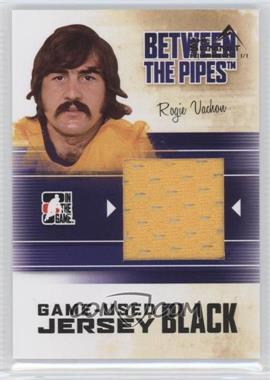 2010-11 In the Game Between the Pipes - Game-Used - Black Jersey The Summit Edmonton #M-76 - Rogie Vachon /1