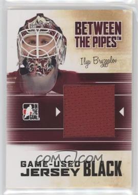 2010-11 In the Game Between the Pipes - Game-Used - Black Jersey #M-19 - Ilya Bryzgalov /120