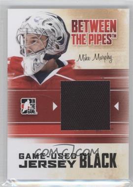 2010-11 In the Game Between the Pipes - Game-Used - Black Jersey #M-43 - Mike Murphy /120